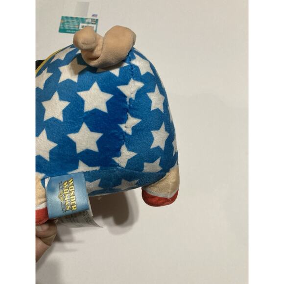 WONDER WOMAN Piggy Bank Pig Plush DC Comics Super Hero - Picture 4 of 7